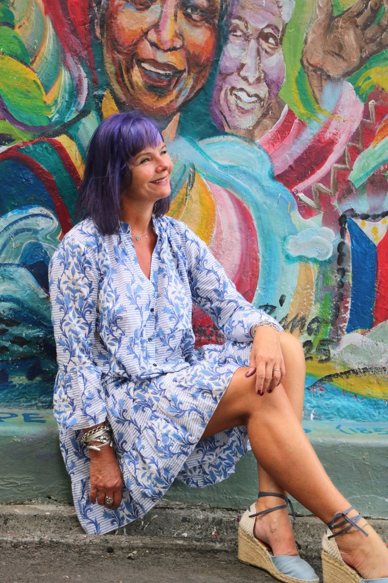 Blue Belle Dress - Gawjus