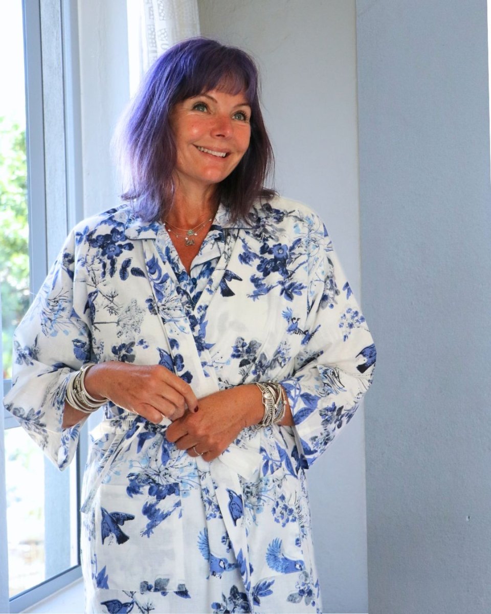 Blue Bird Robe - Gawjus