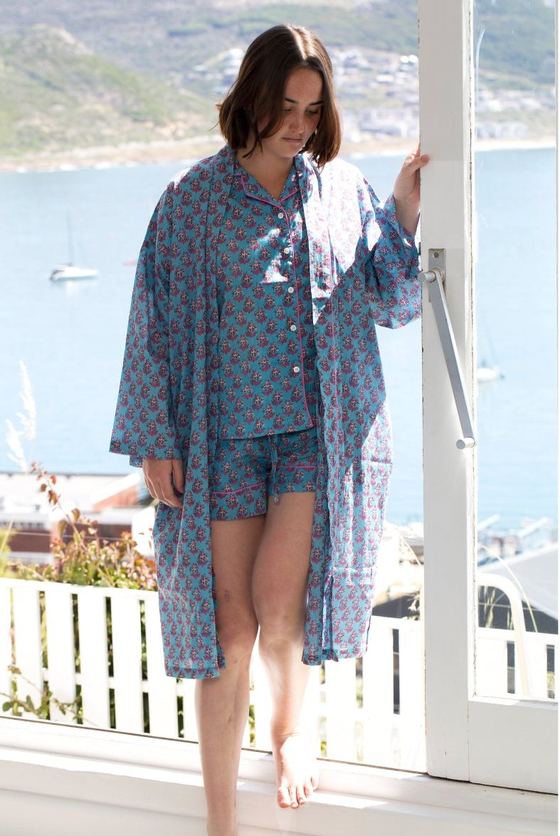 Bondi Pyjamas - Bondi Blue - Gawjus.CapeTown