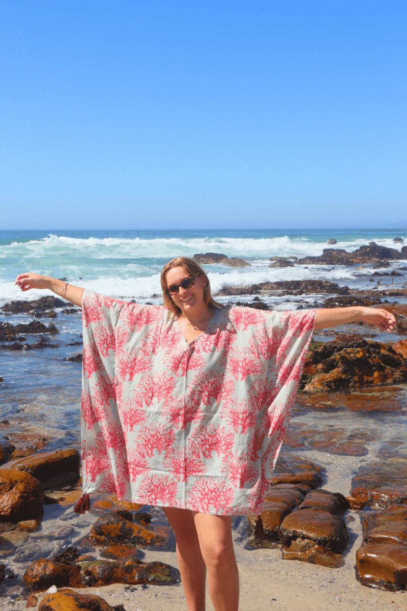 Coral Beach Dress - Gawjus
