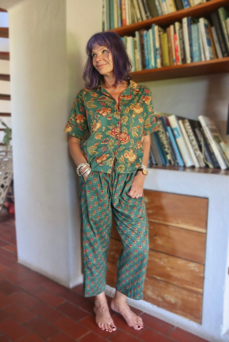 Cropped Frenchie Pants - Coco - Gawjus