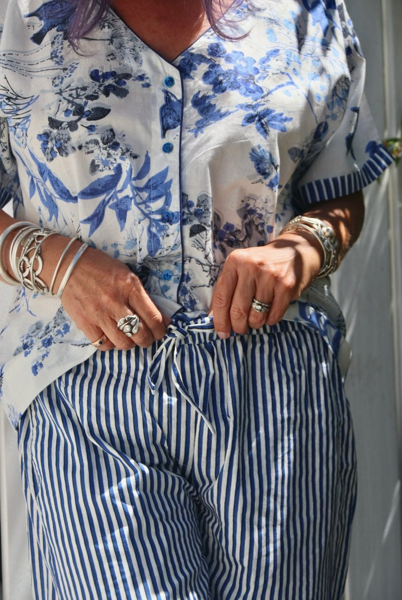 Cropped Frenchies - Blue Bird PREORDER - Gawjus