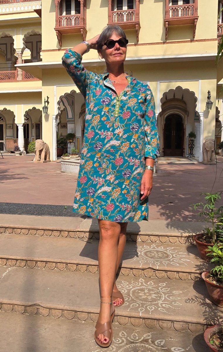 Everyday Shirt Dress - Turquoise - Gawjus.CapeTown