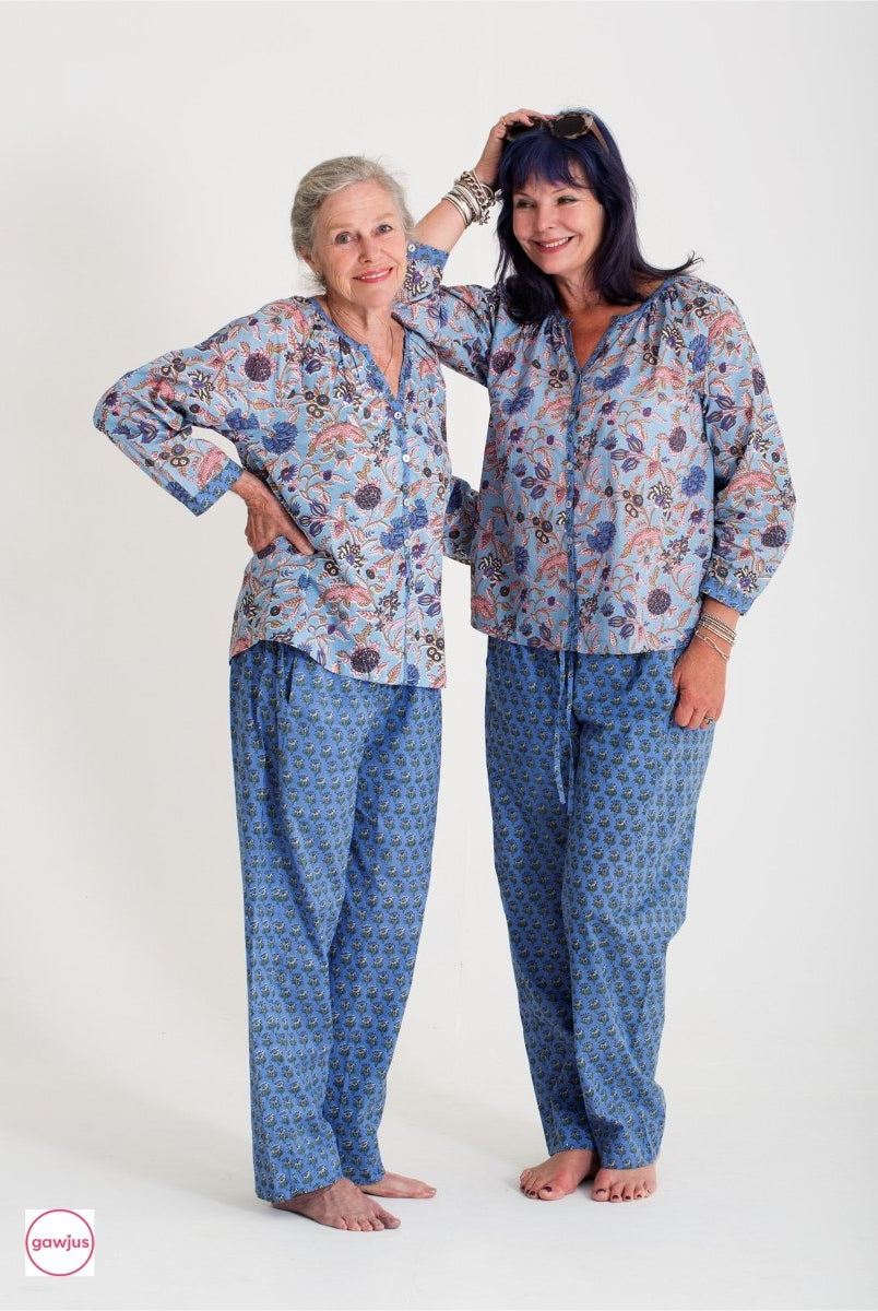 French Pyjamas - Lavender Blue - Gawjus.CapeTown
