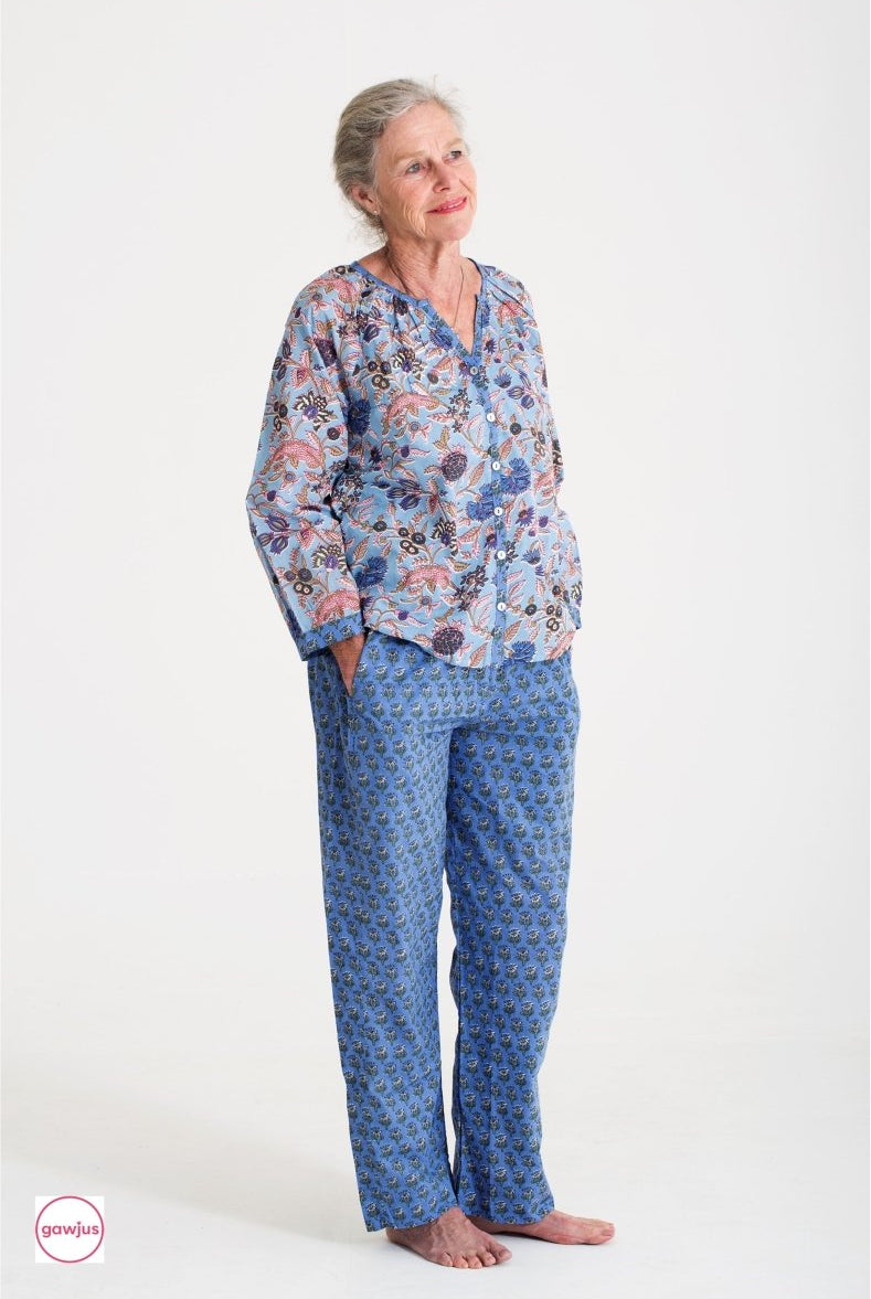 French Pyjamas - Lavender Blue - Gawjus.CapeTown