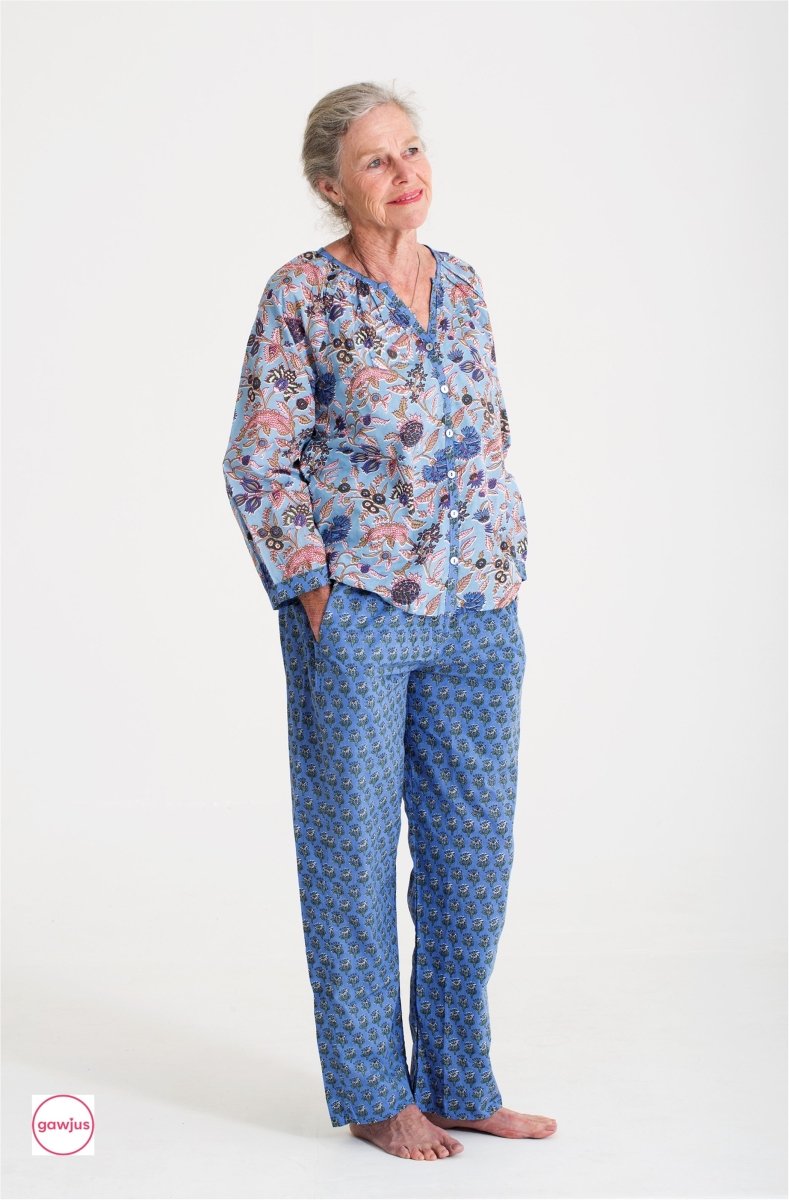 French Pyjamas - Lavender Blue - Gawjus.CapeTown