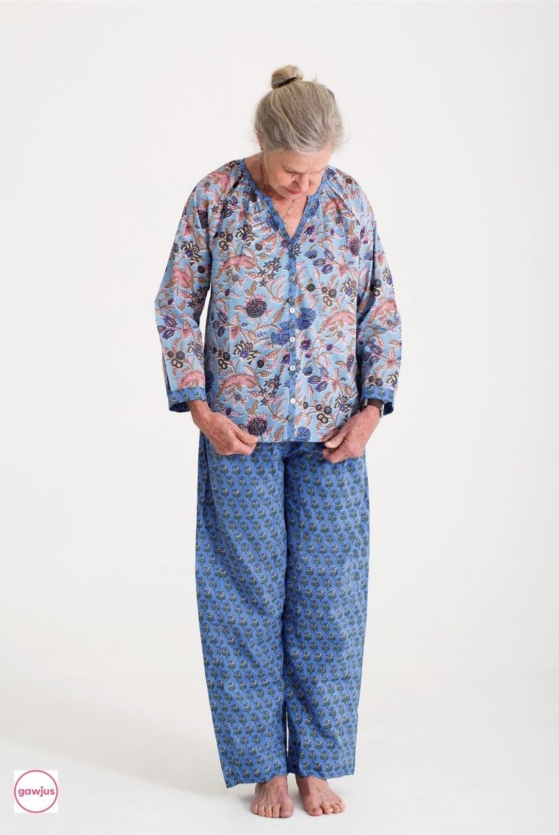French Pyjamas - Lavender Blue - Gawjus.CapeTown