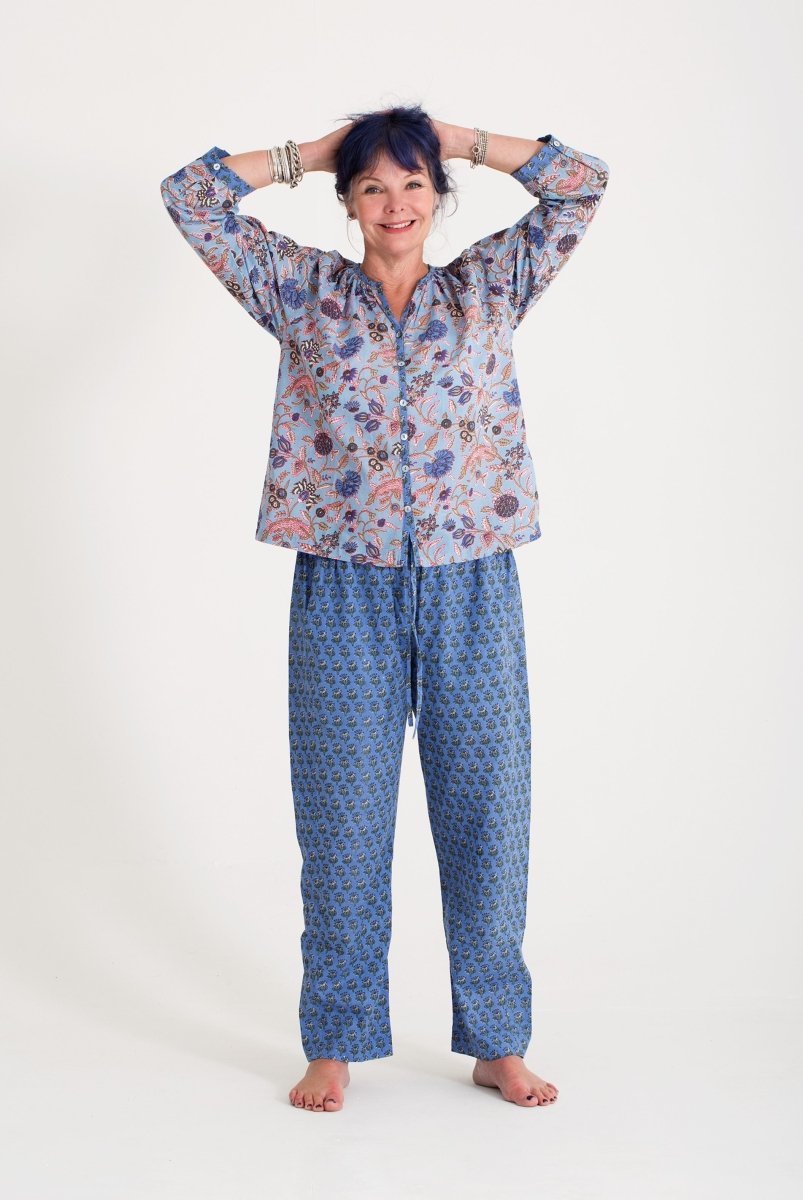 French Pyjamas - Lavender Blue - Gawjus.CapeTown