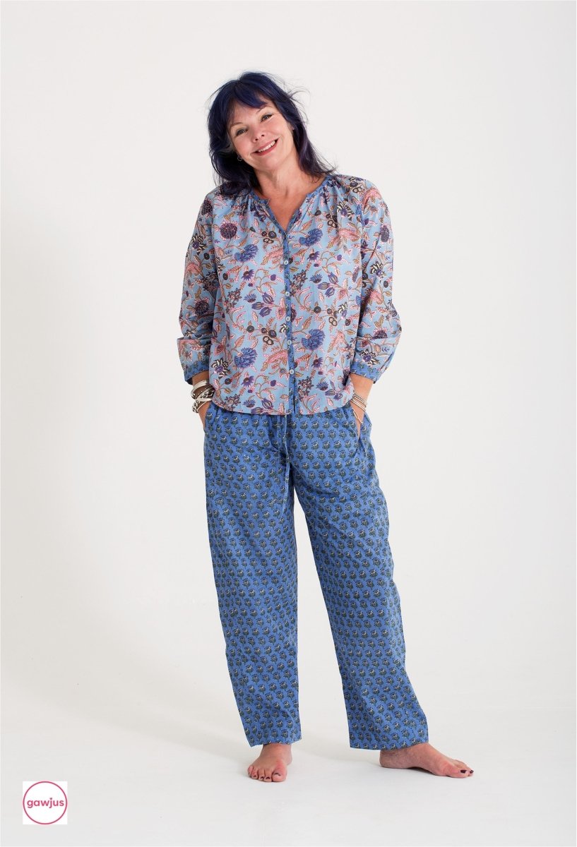 French Pyjamas - Lavender Blue - Gawjus.CapeTown