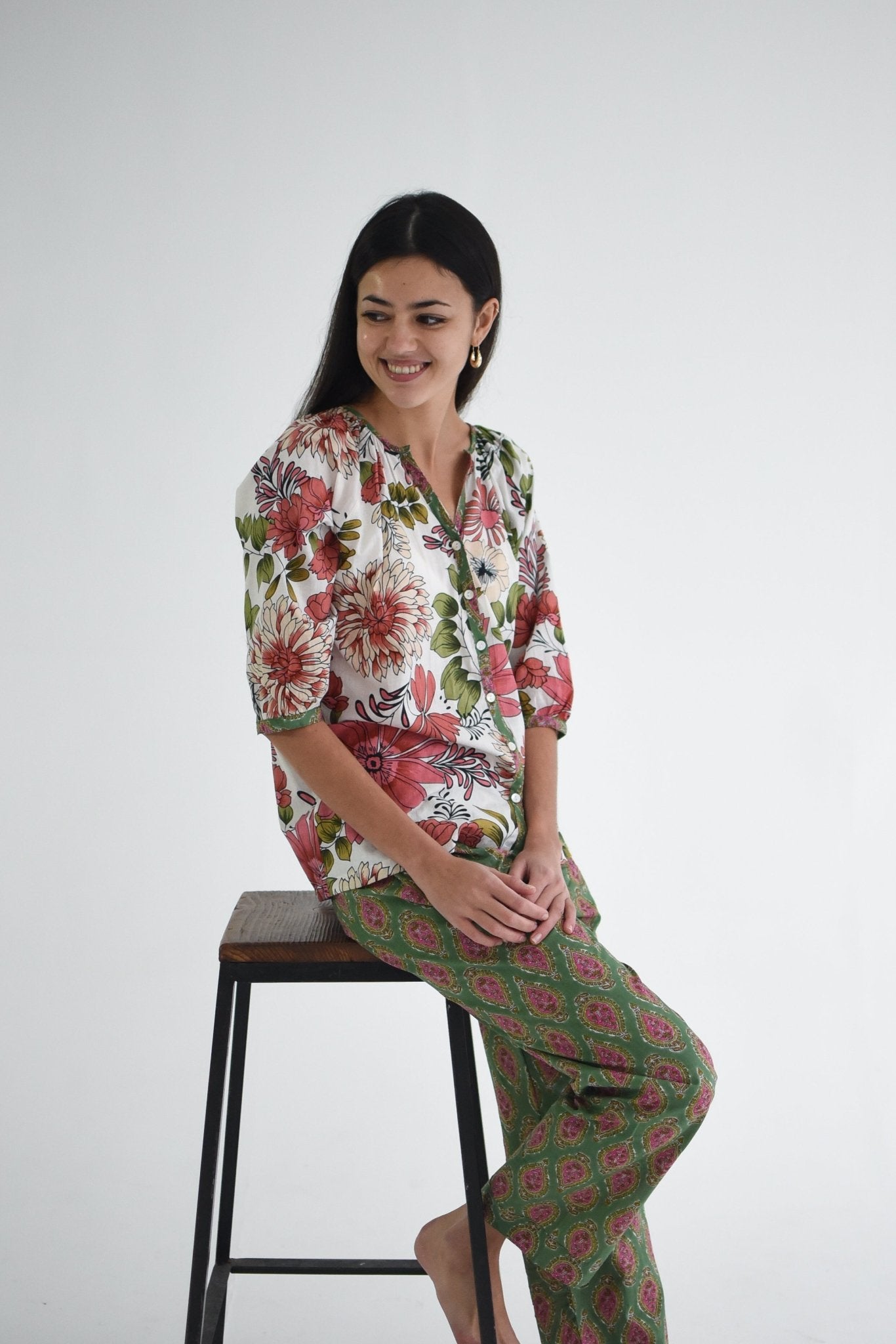 French Pyjamas - Pink Paisley - Gawjus.CapeTown