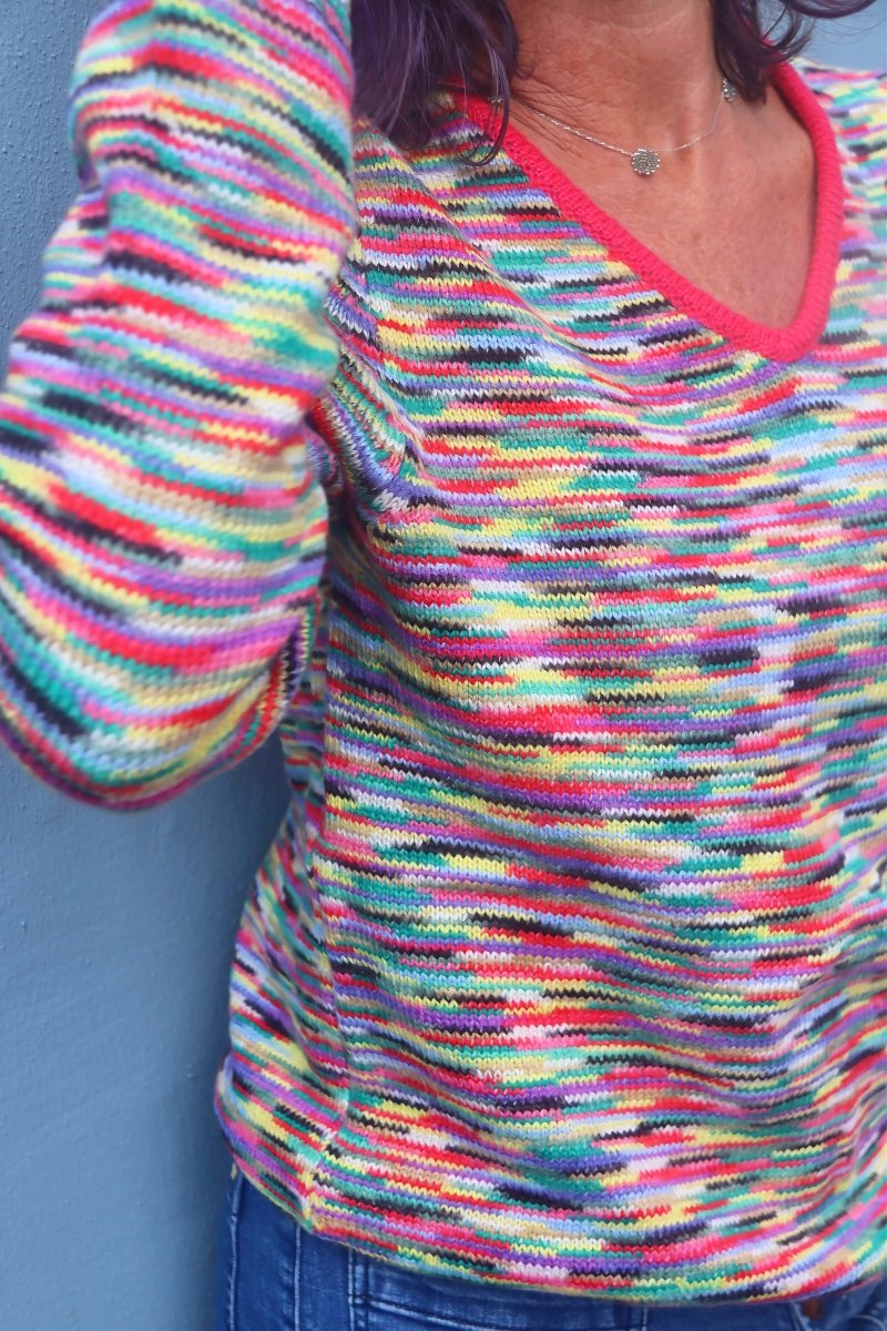 Gawjus Sweater - Mosaic V - Neck - Gawjus