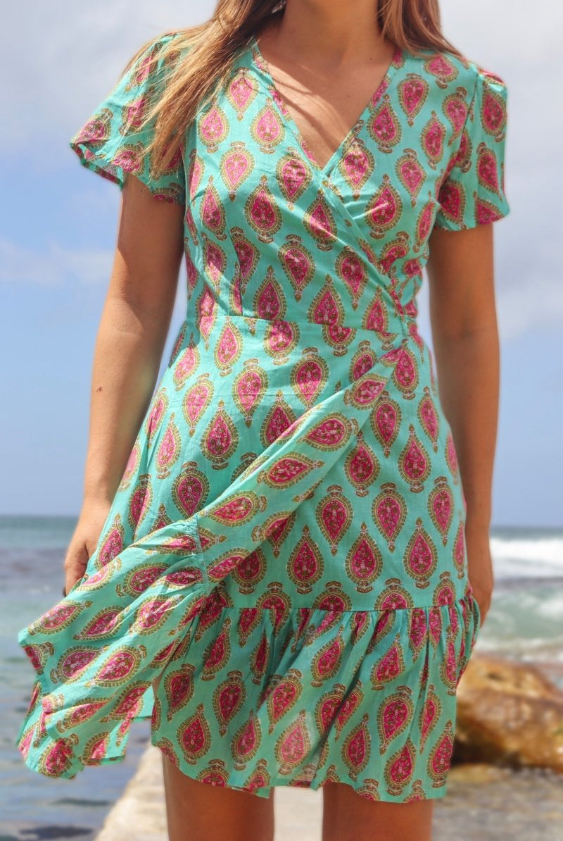 Gawjus Wrap Dress - Gawjus