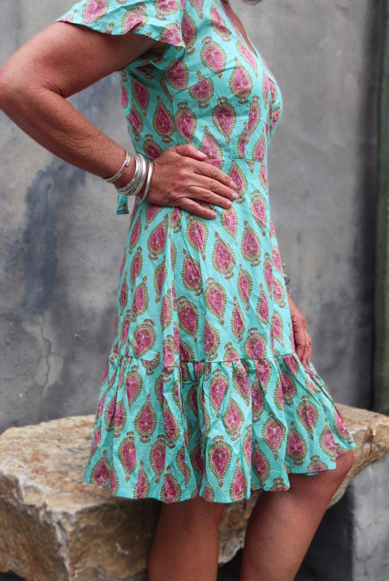 Gawjus Wrap Dress - Gawjus