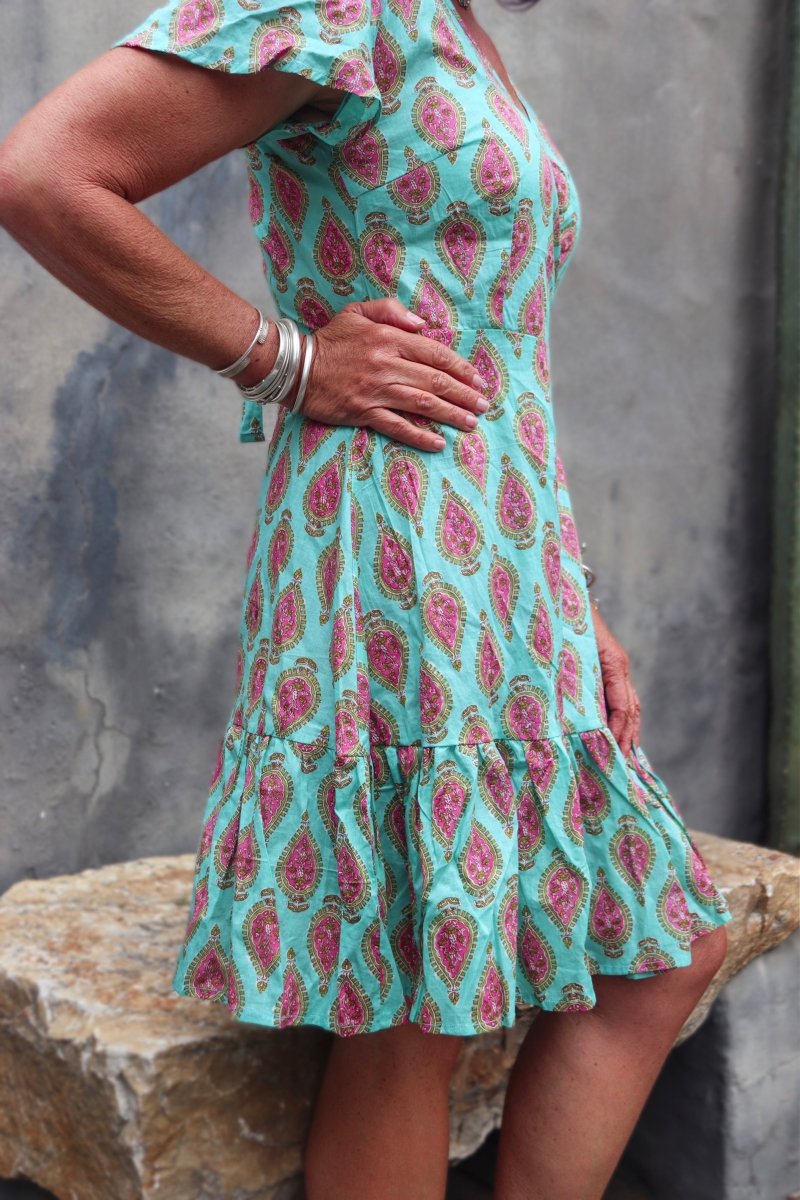 Gawjus Wrap Dress - Gawjus