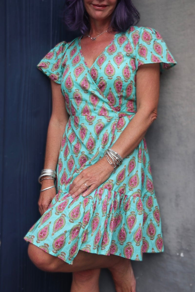 Gawjus Wrap Dress - Gawjus