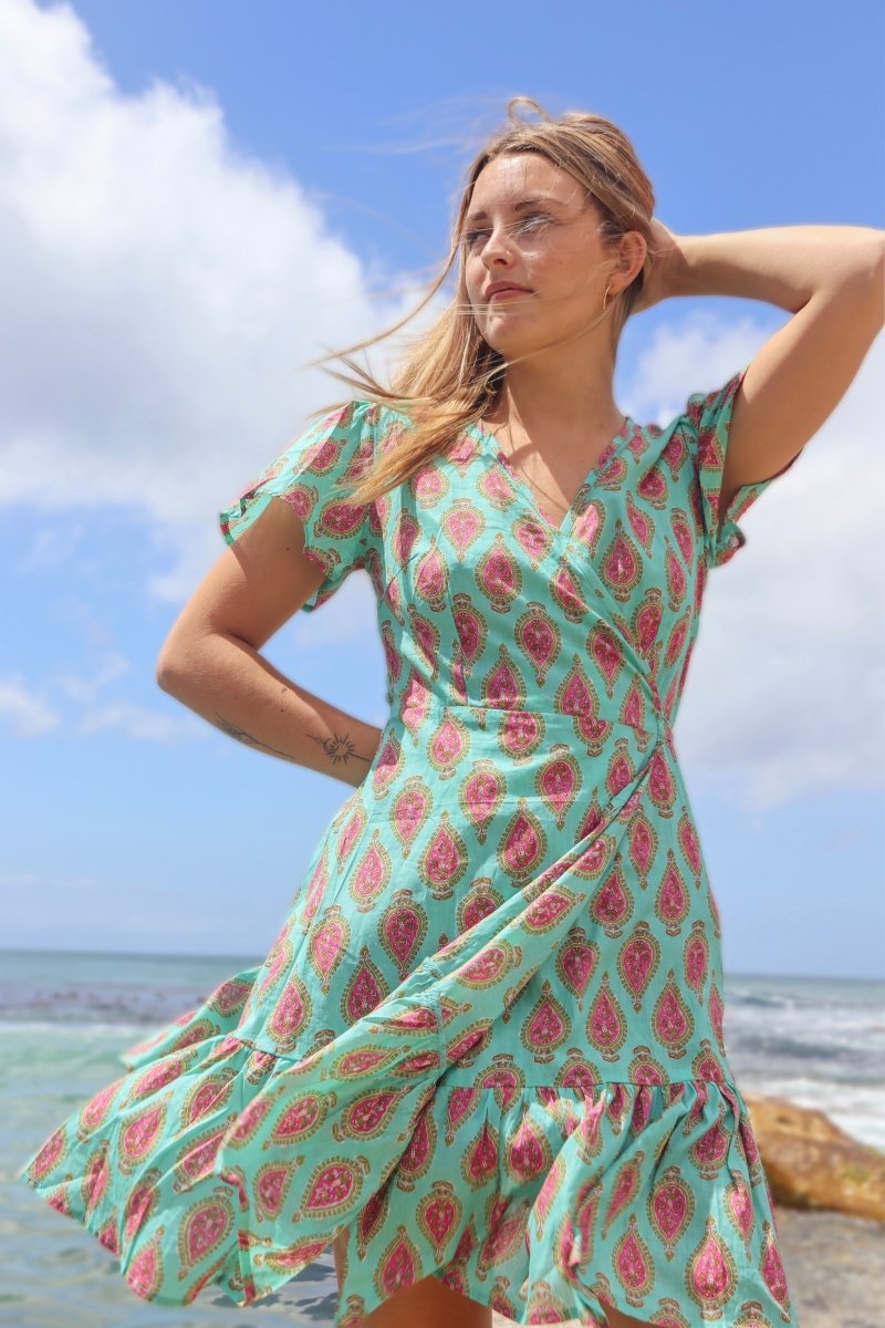 Gawjus Wrap Dress - Gawjus