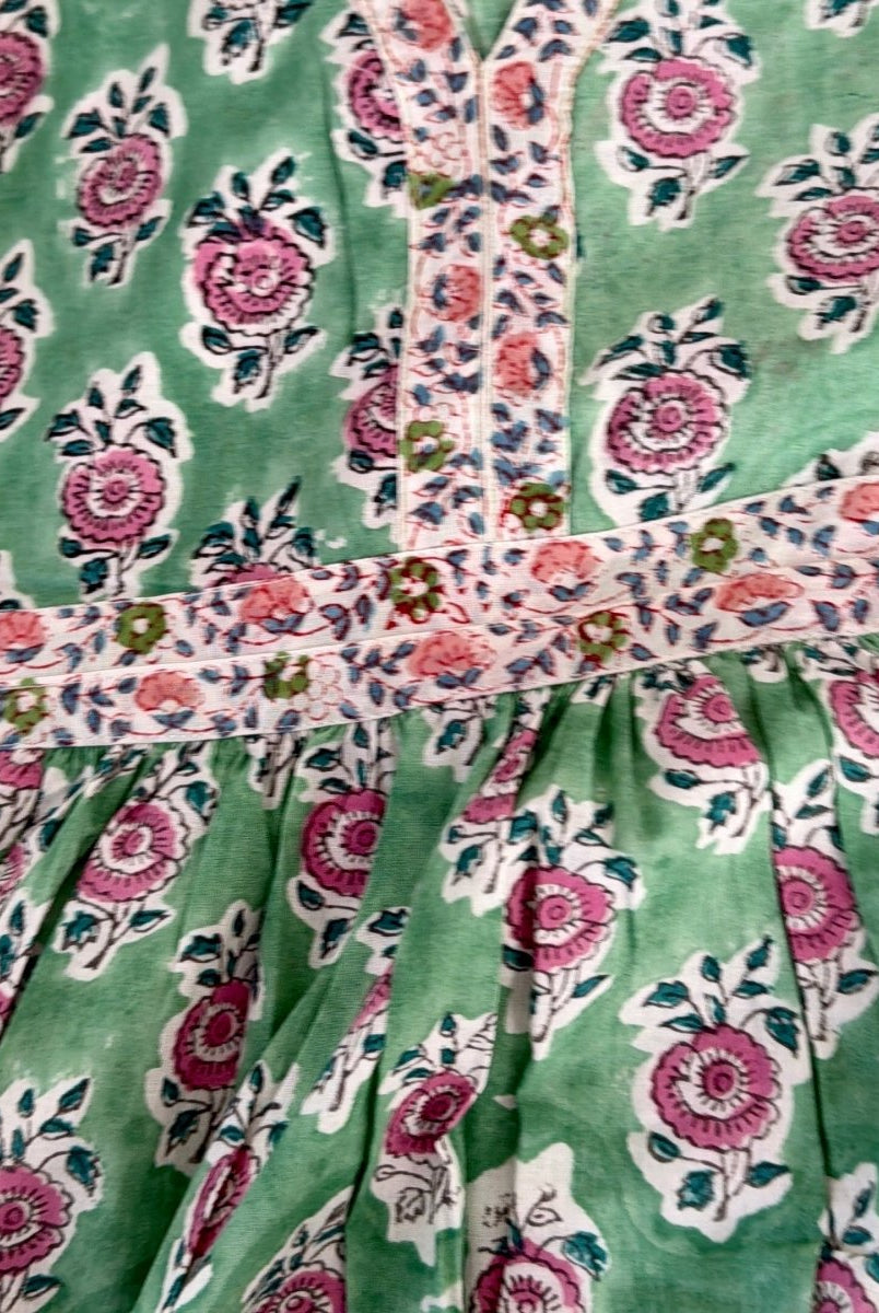 Indian Summer Dress - Mint - Gawjus