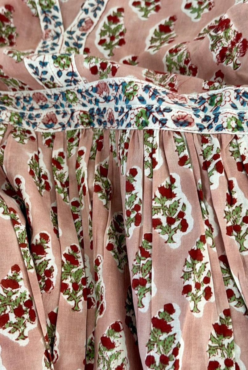Indian Summer Dress - Pink Pomegranate - Gawjus