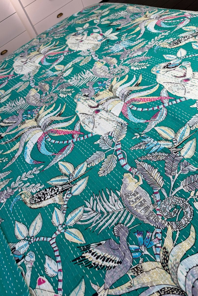 Kantha Blanket - Amazon - Gawjus