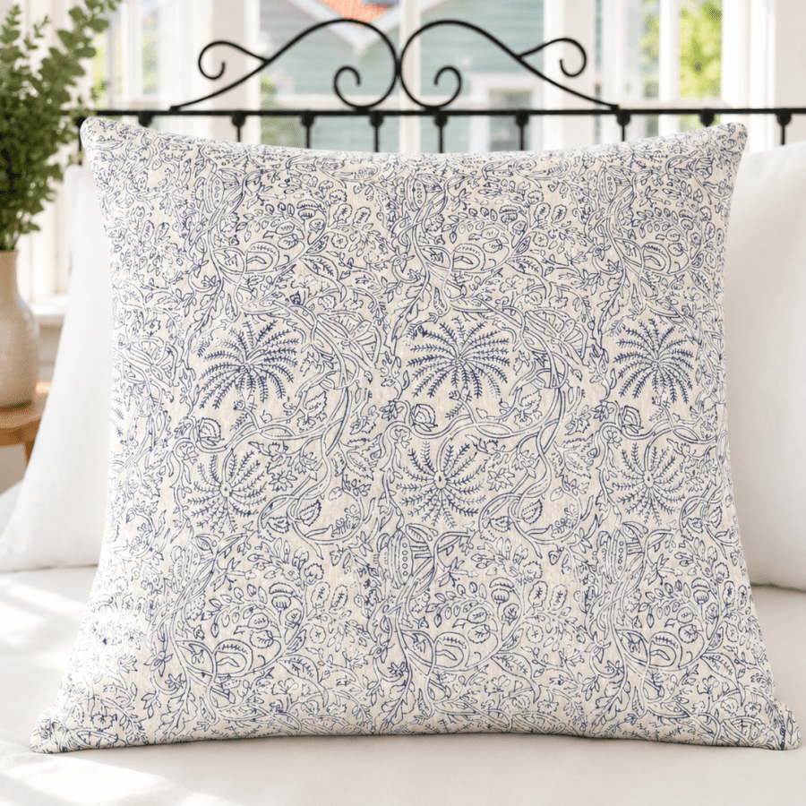 Kantha Pillow Case - Misty Meadow (50x50) - Gawjus