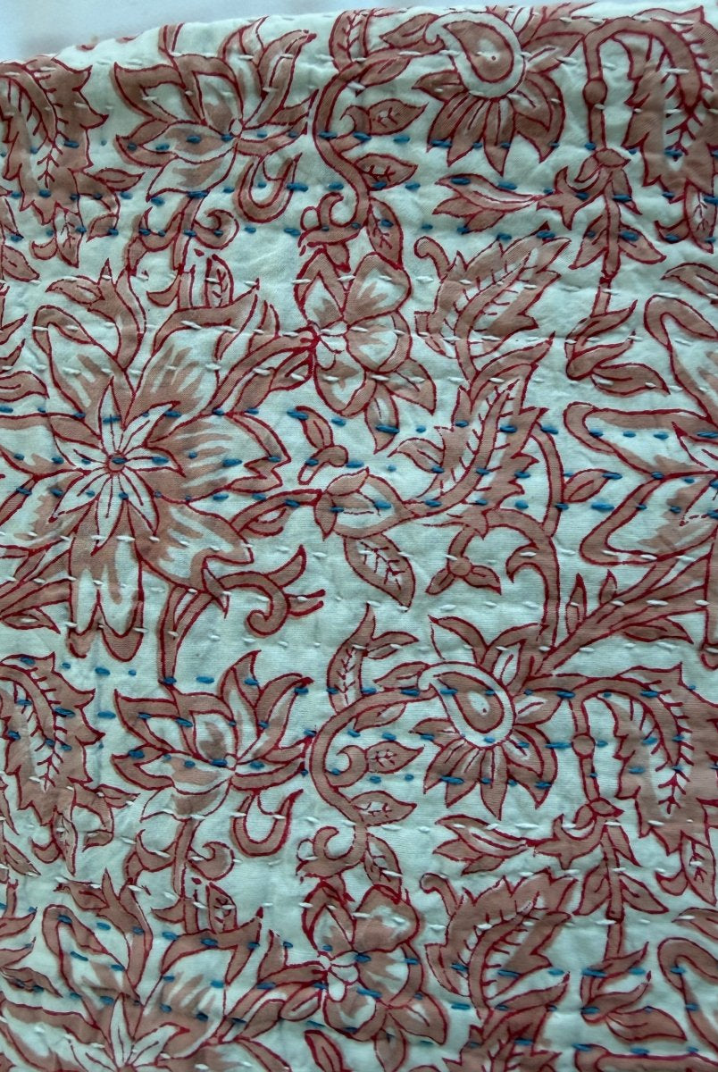 Kantha Quilt - Turkish Delight - Gawjus