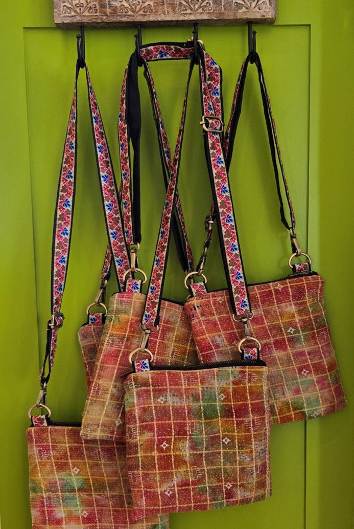 Kantha Sling Bag - Gawjus.CapeTown