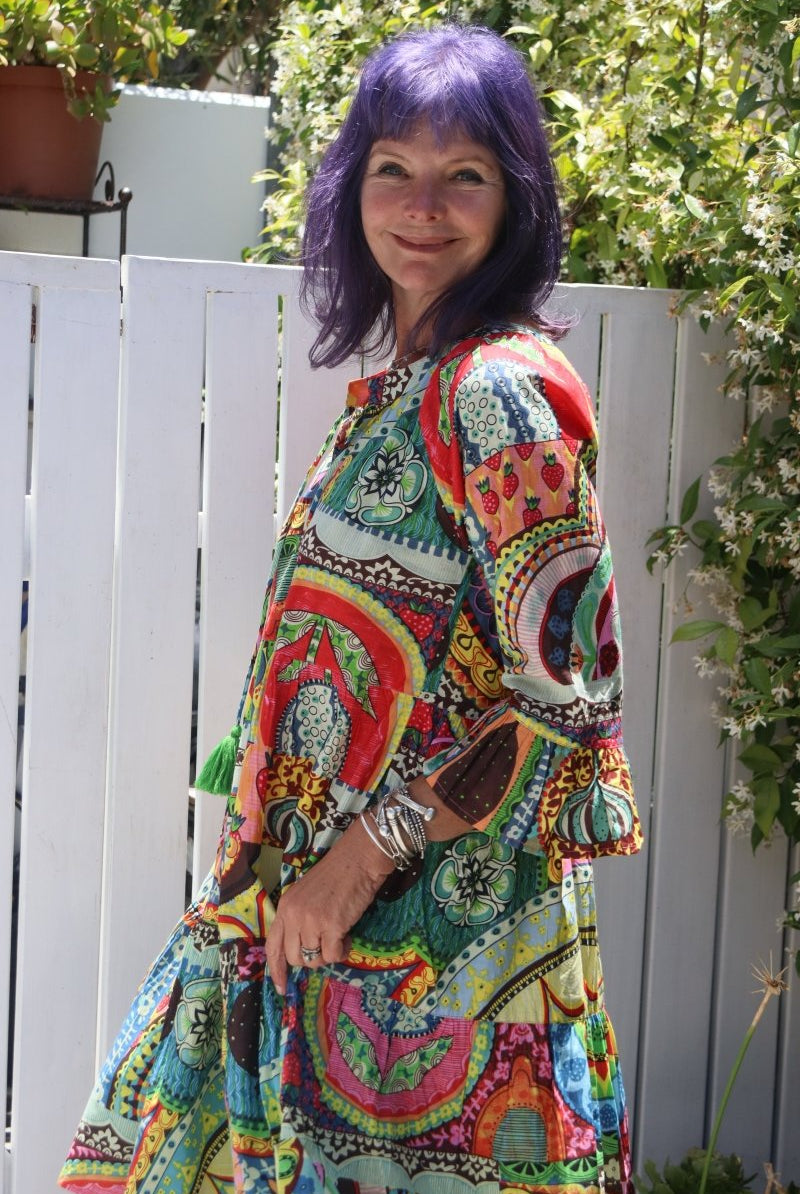 Karen Dress - Kaleidoscope - Gawjus