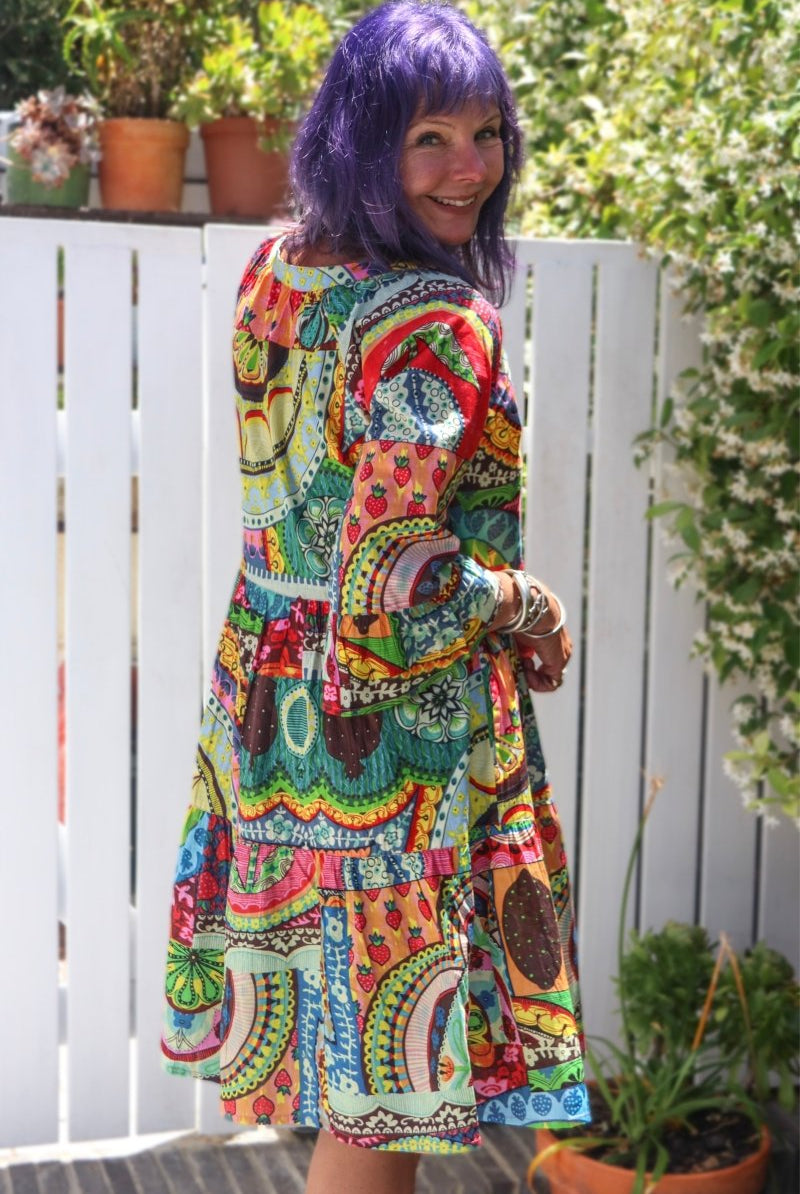 Karen Dress - Kaleidoscope - Gawjus
