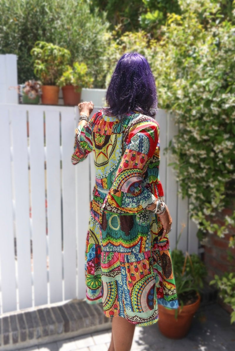 Karen Dress - Kaleidoscope - Gawjus