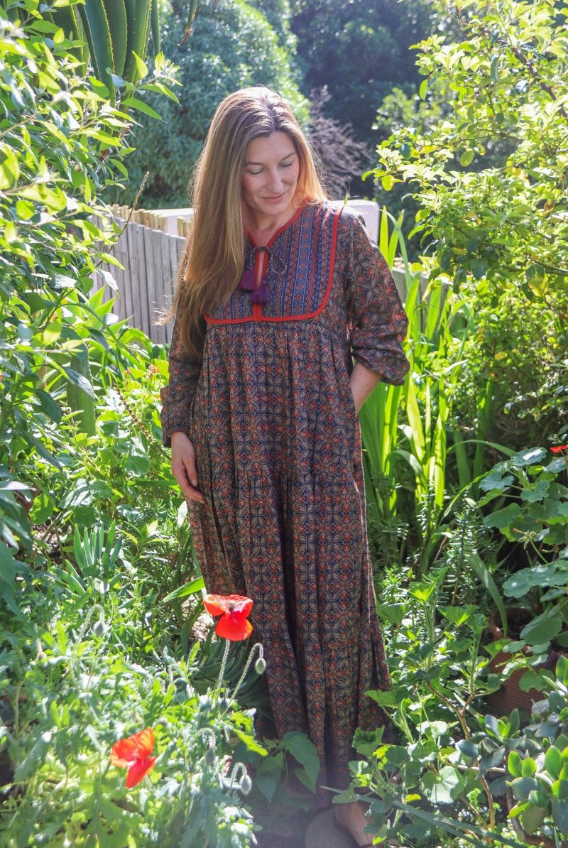 Lara Dress Burnt Orange - Gawjus