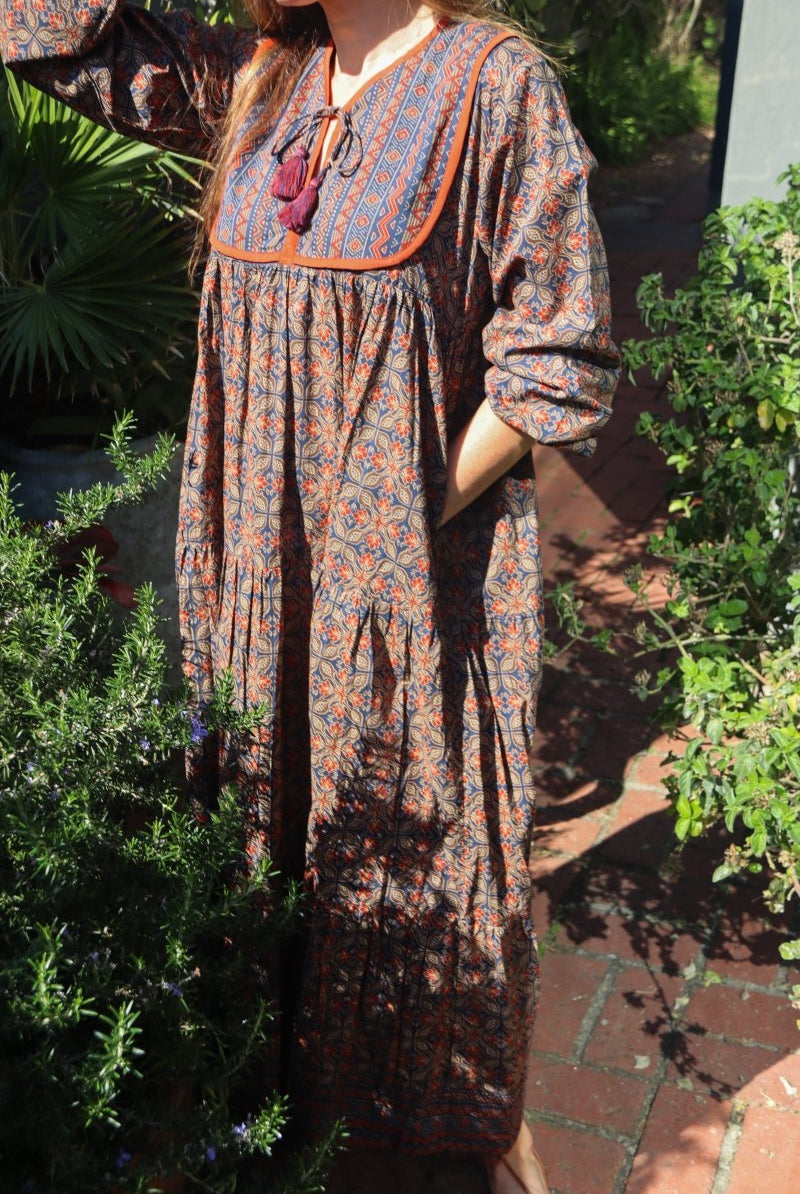 Lara Dress Burnt Orange - Gawjus