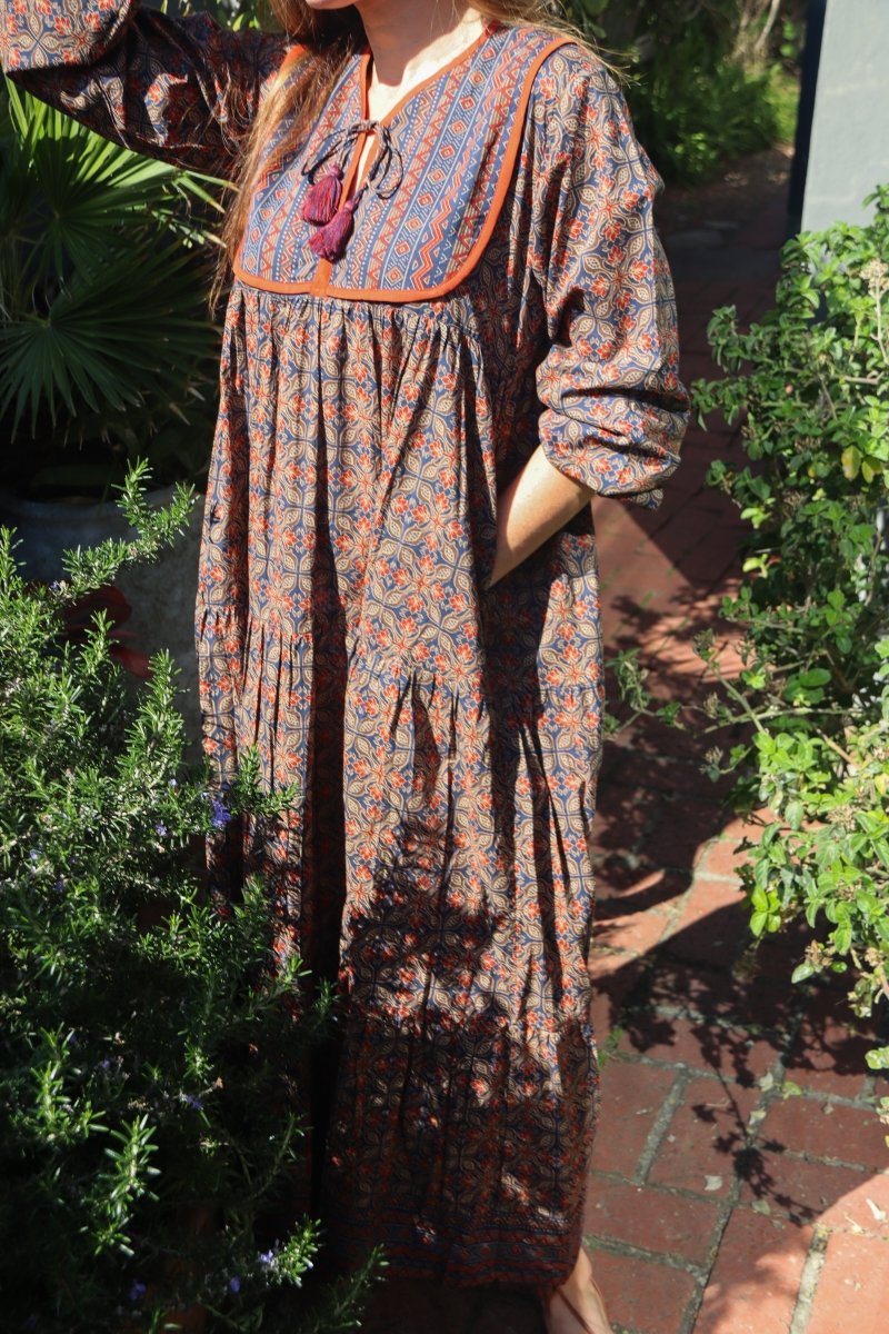 Lara Dress Burnt Orange - Gawjus