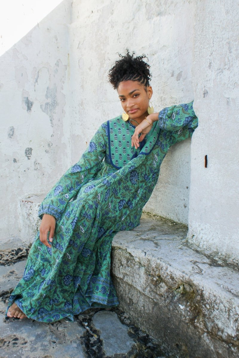 Lara Dress Sea Green - Gawjus