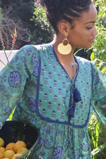 Lara Dress Sea Green - Gawjus