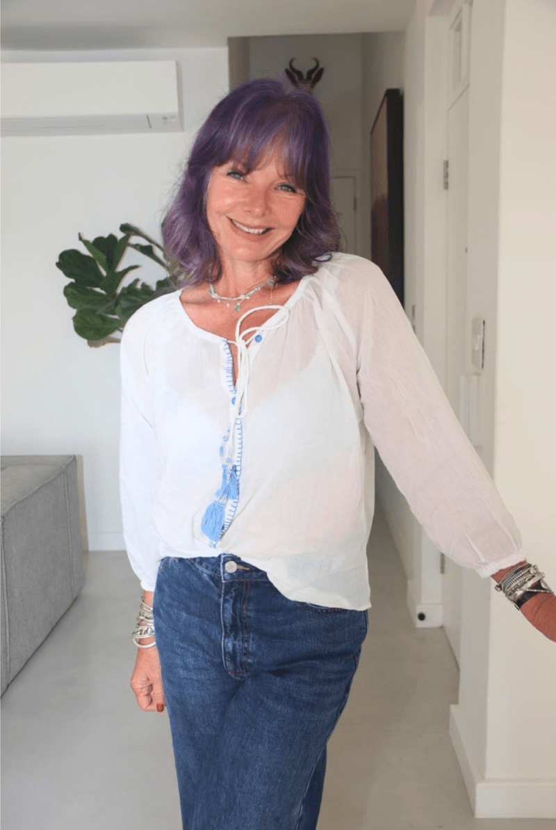 Lulu Blouse - Barely There - Gawjus