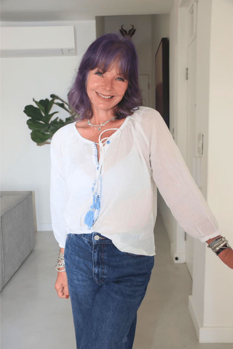 Lulu Blouse - Barely There - Gawjus
