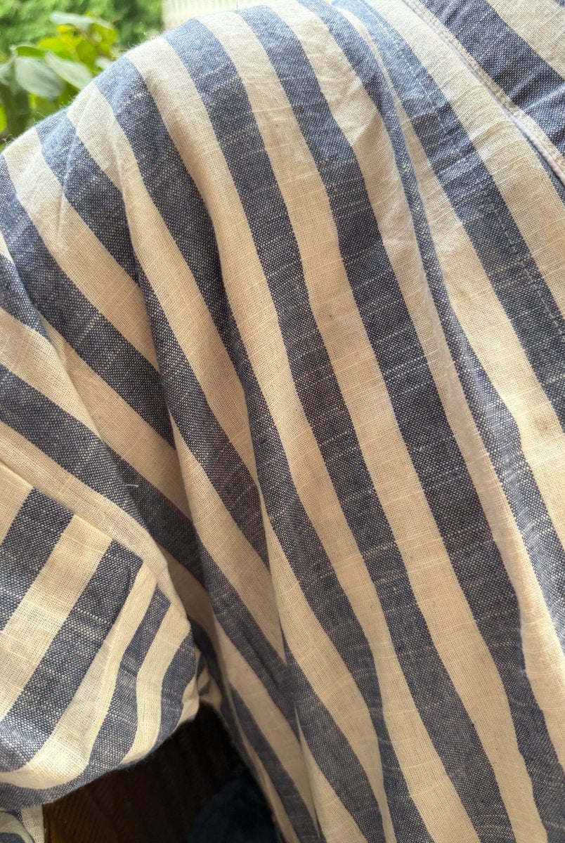 Men’s Handloom Robe - Denim - Gawjus