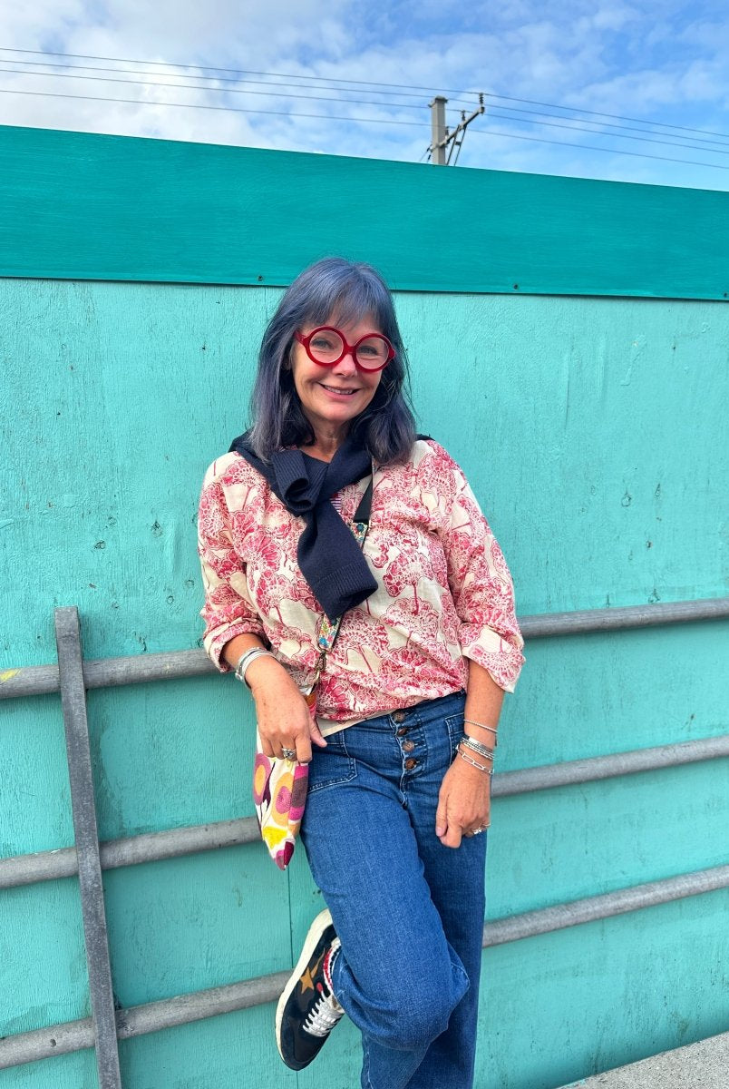 Michelle Blouse - Jewel - Gawjus