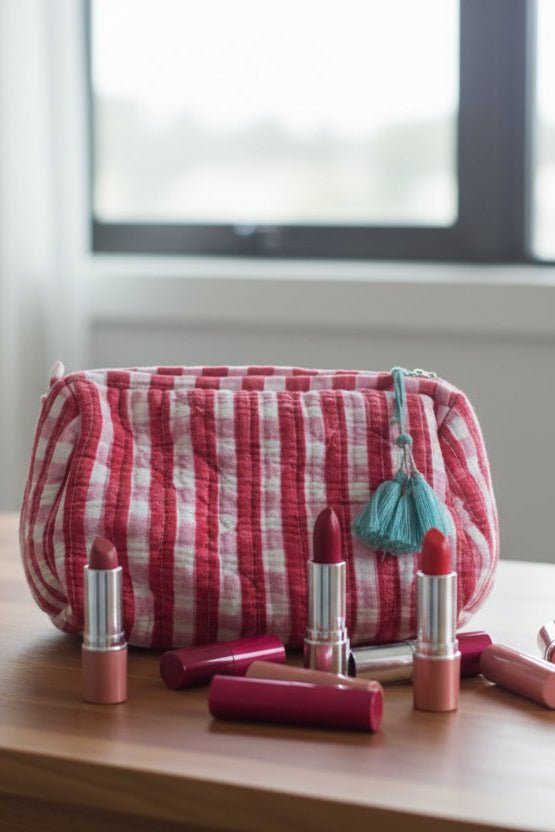 Pink Lipstick Bag - Gawjus