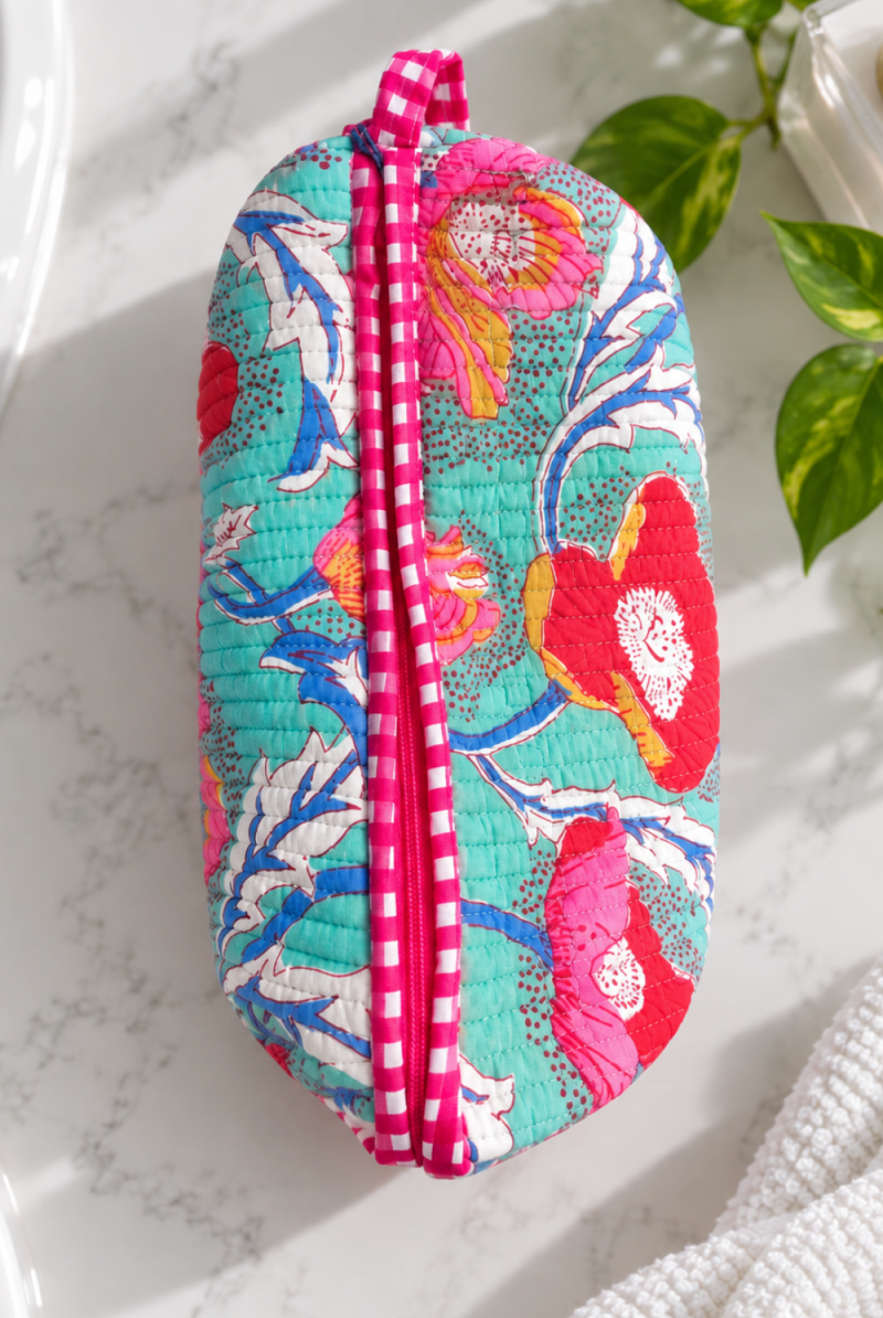 Pretty in Pink Cosmetic Bag - Gawjus