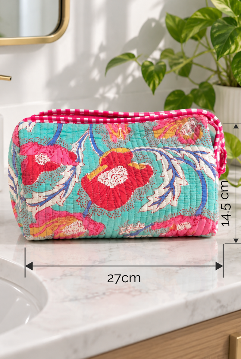 Pretty in Pink Cosmetic Bag - Gawjus