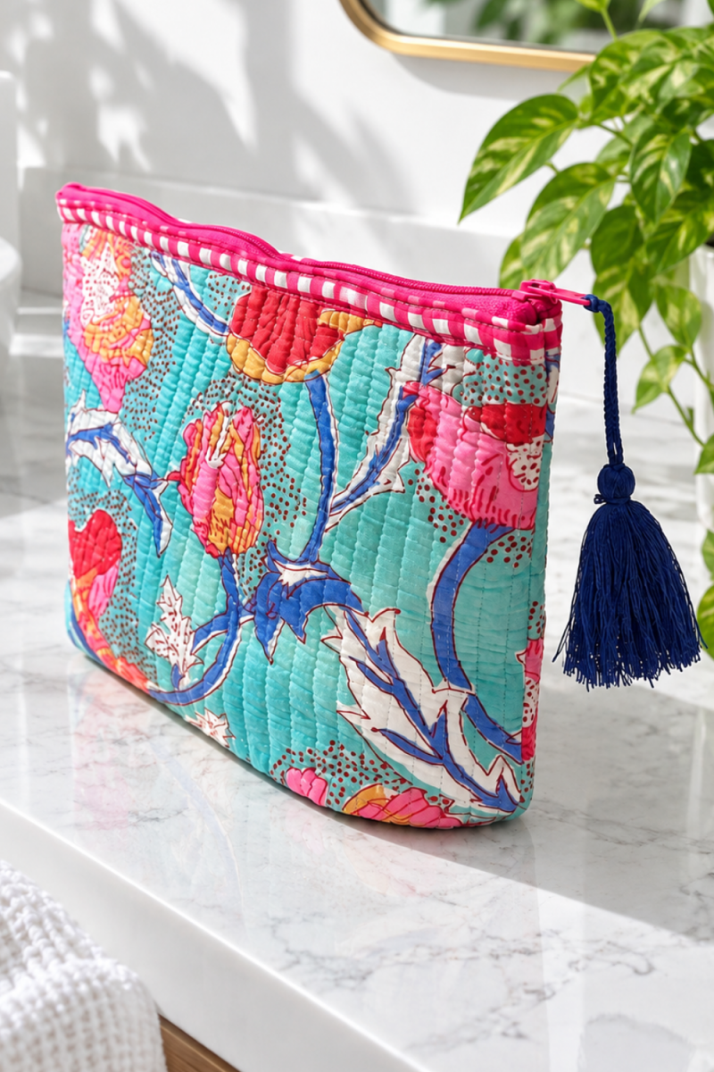 Pretty in Pink Makeup Bag - Gawjus