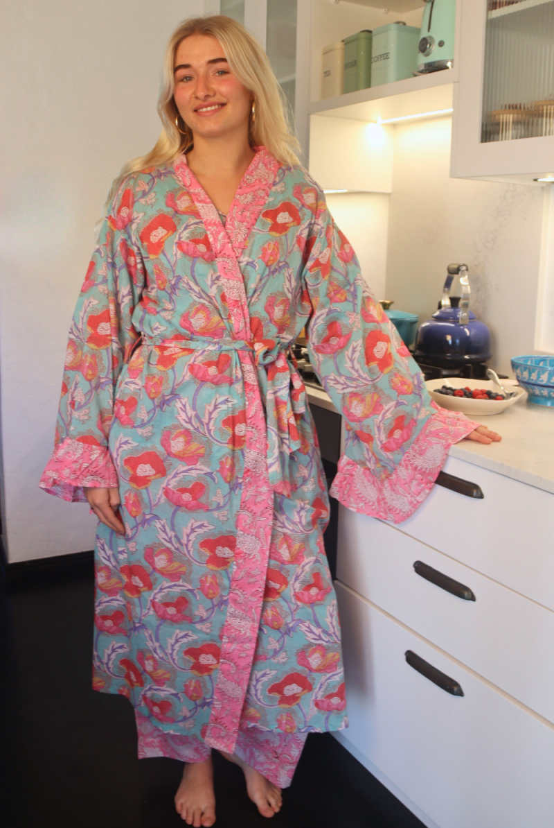 Pretty in Pink Summer Robe - Gawjus