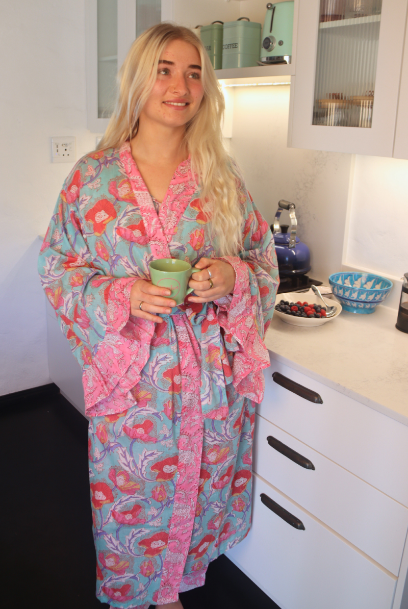 Pretty in Pink Summer Robe - Gawjus