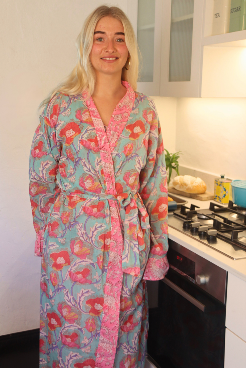 Pretty in Pink Summer Robe - Gawjus