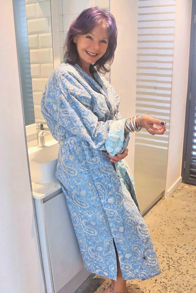 Seafoam Robe (Reversible) - One Size - Gawjus