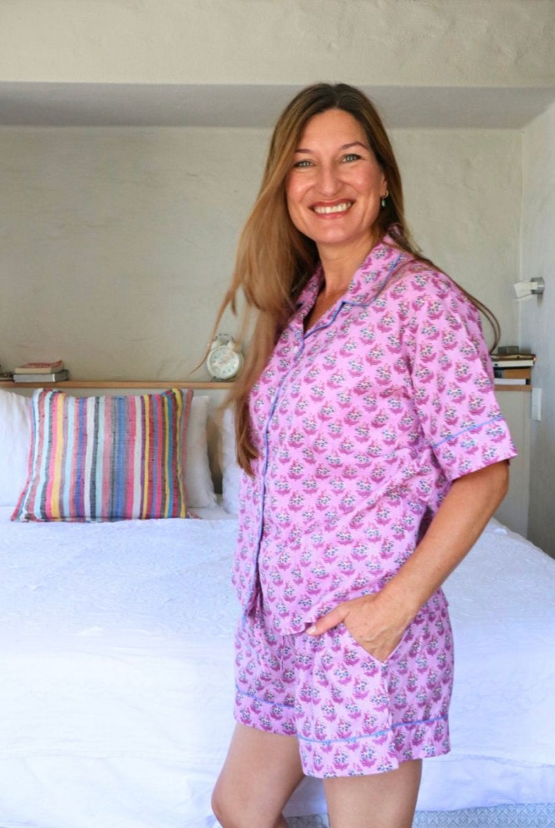 Shortie Set - Bondi Pink - Gawjus