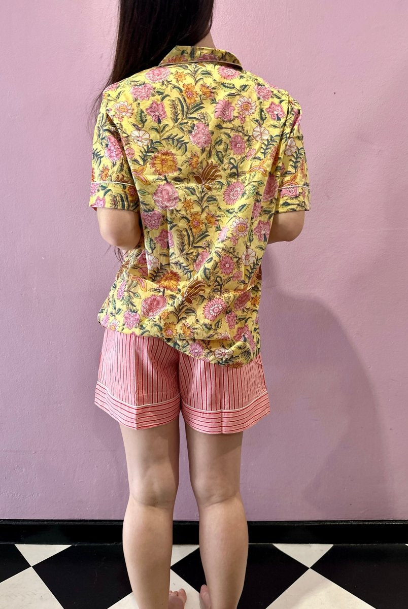 Shorty Pyjamas - Papaya Popsicle - Gawjus.CapeTown
