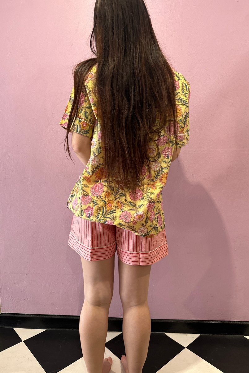 Shorty Pyjamas - Papaya Popsicle - Gawjus.CapeTown