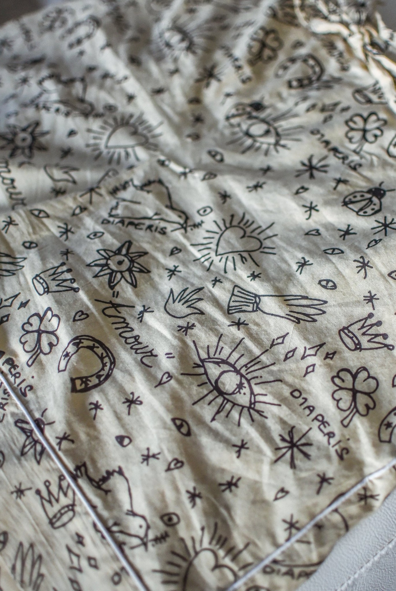 Shorty Pyjamas - Paris Print - Gawjus.CapeTown